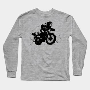 Monkey on the motorbike Long Sleeve T-Shirt
